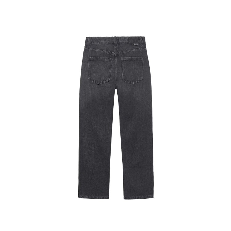 MAYORAL Jeans regular in denim nero bambina