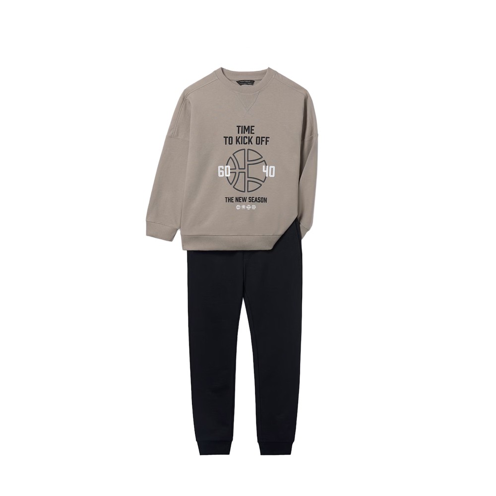 MAYORAL Tuta beige e nera...