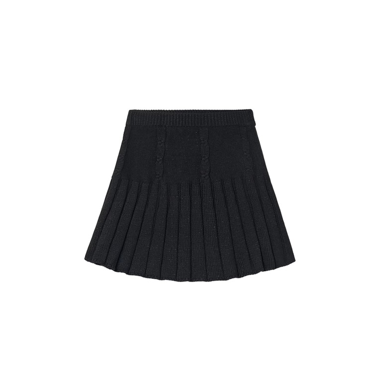 MAYORAL Gonna nera in maglia bambina