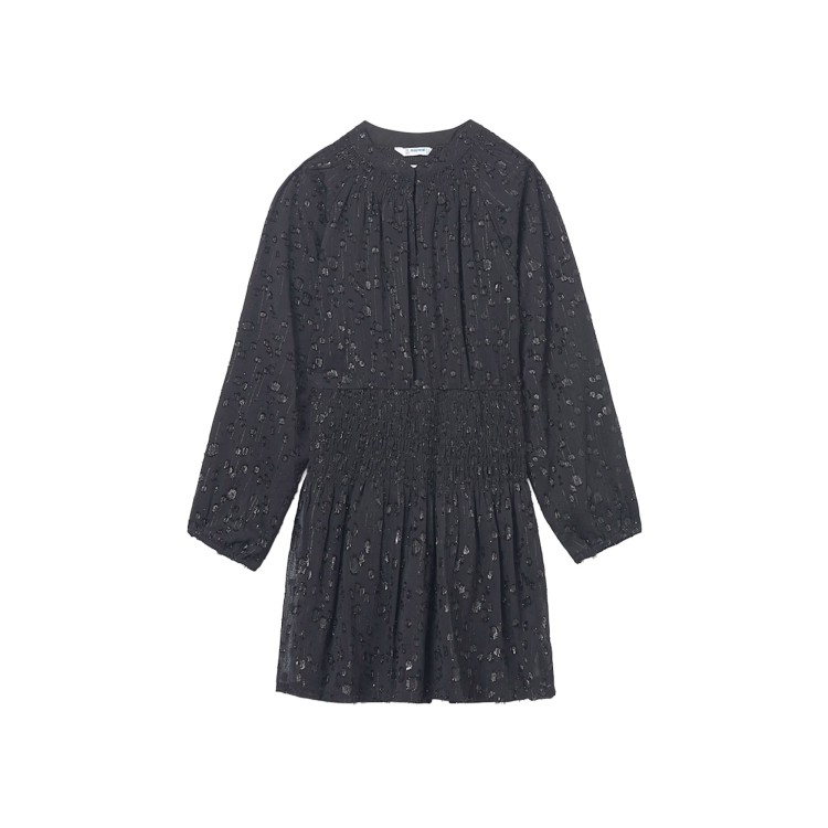 MAYORAL Vestito nero chiffon bambina