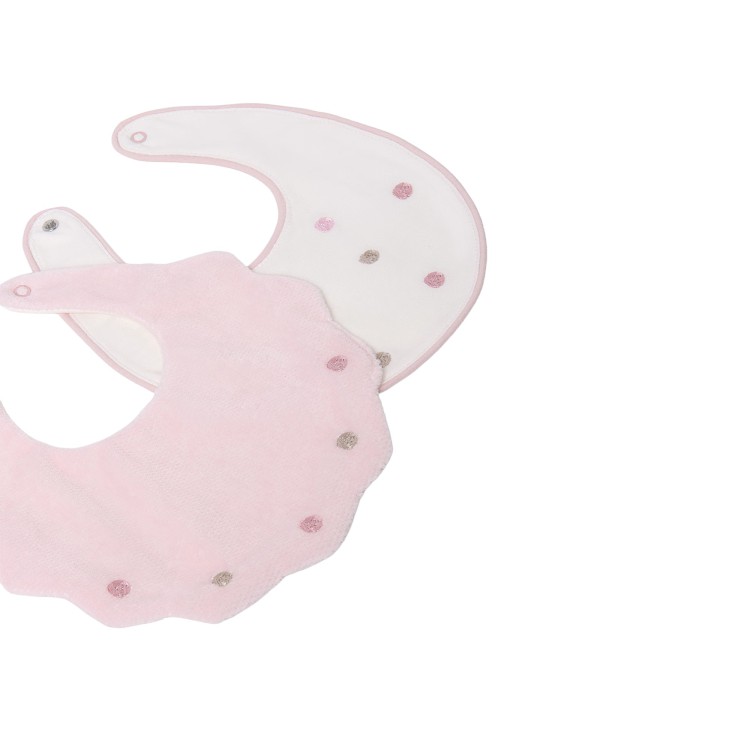 MAYORAL NEWBORN Set 2 bavette rosa neonata