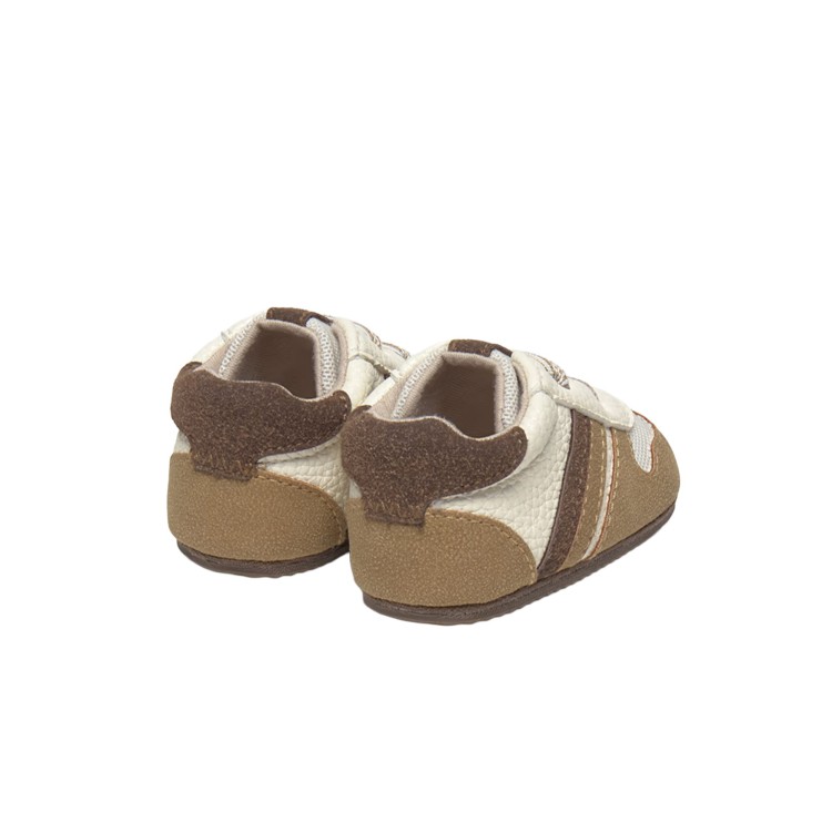 MAYORAL NEWBORN Scarpine marroni sportive neonato