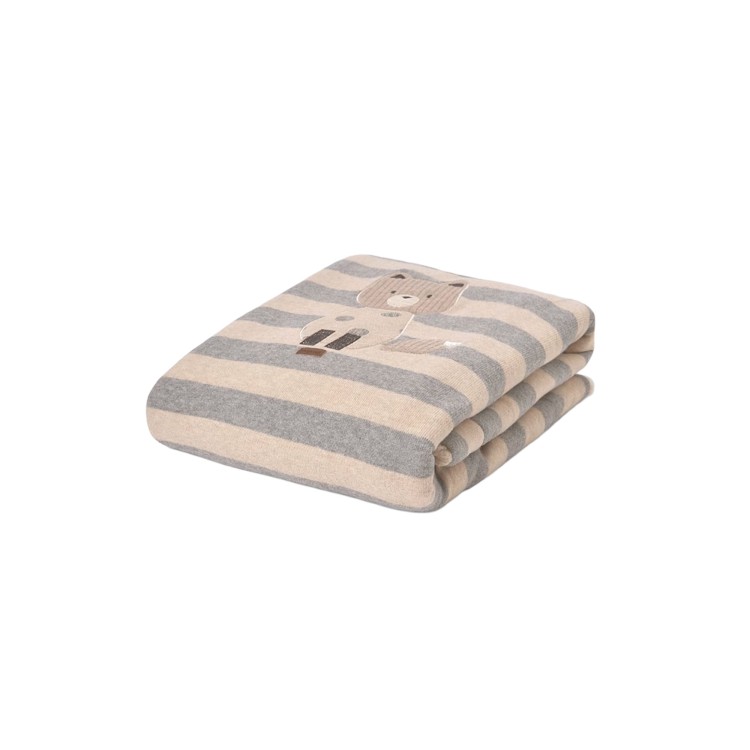 MAYORAL NEWBORN Copertina beige a righe neonati