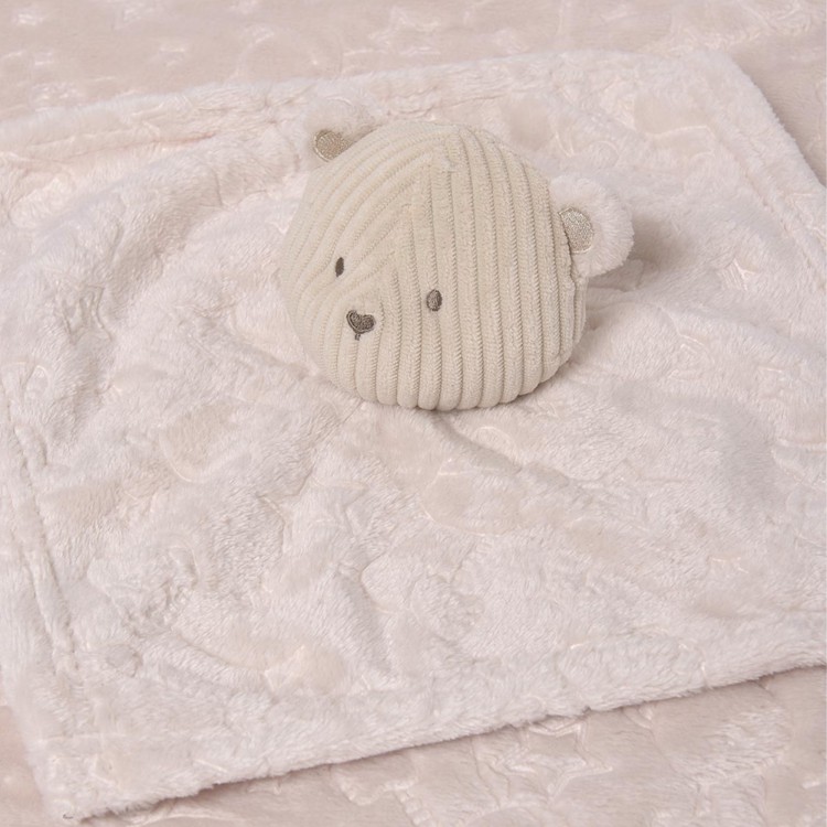 MAYORAL NEWBORN Set copertina e doudou beige neonati