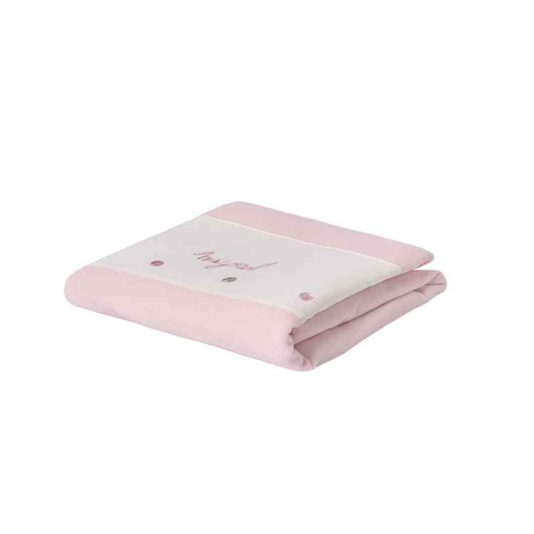 MAYORAL NEWBORN Copertina rosa con ricami neonata