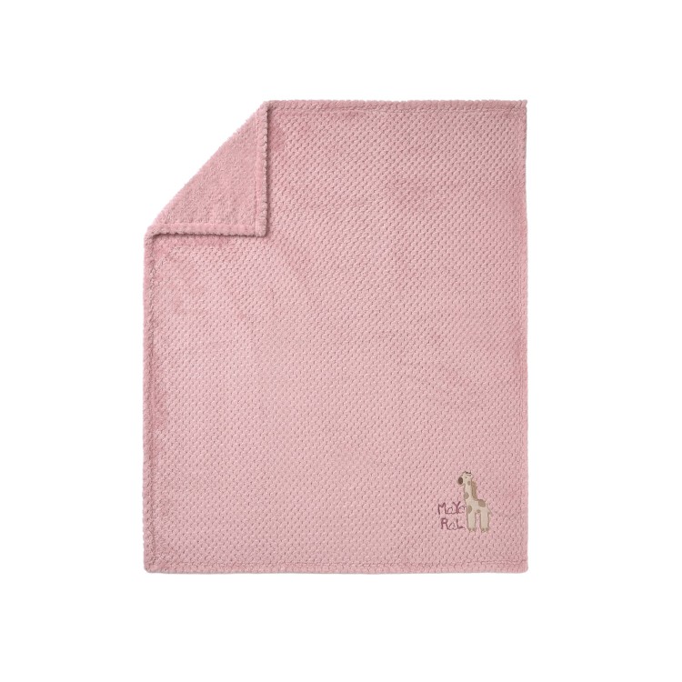 MAYORAL NEWBORN Copertina rosa pellicciotto neonata