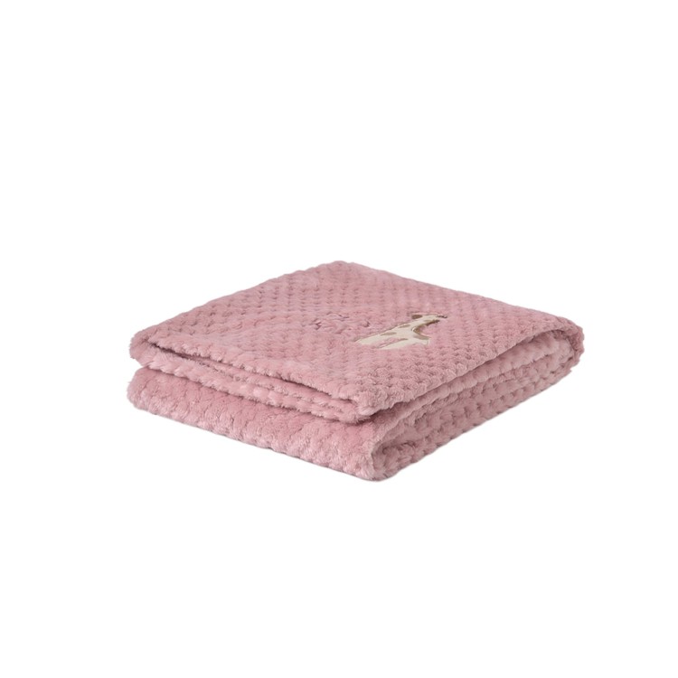 MAYORAL NEWBORN Copertina rosa pellicciotto neonata
