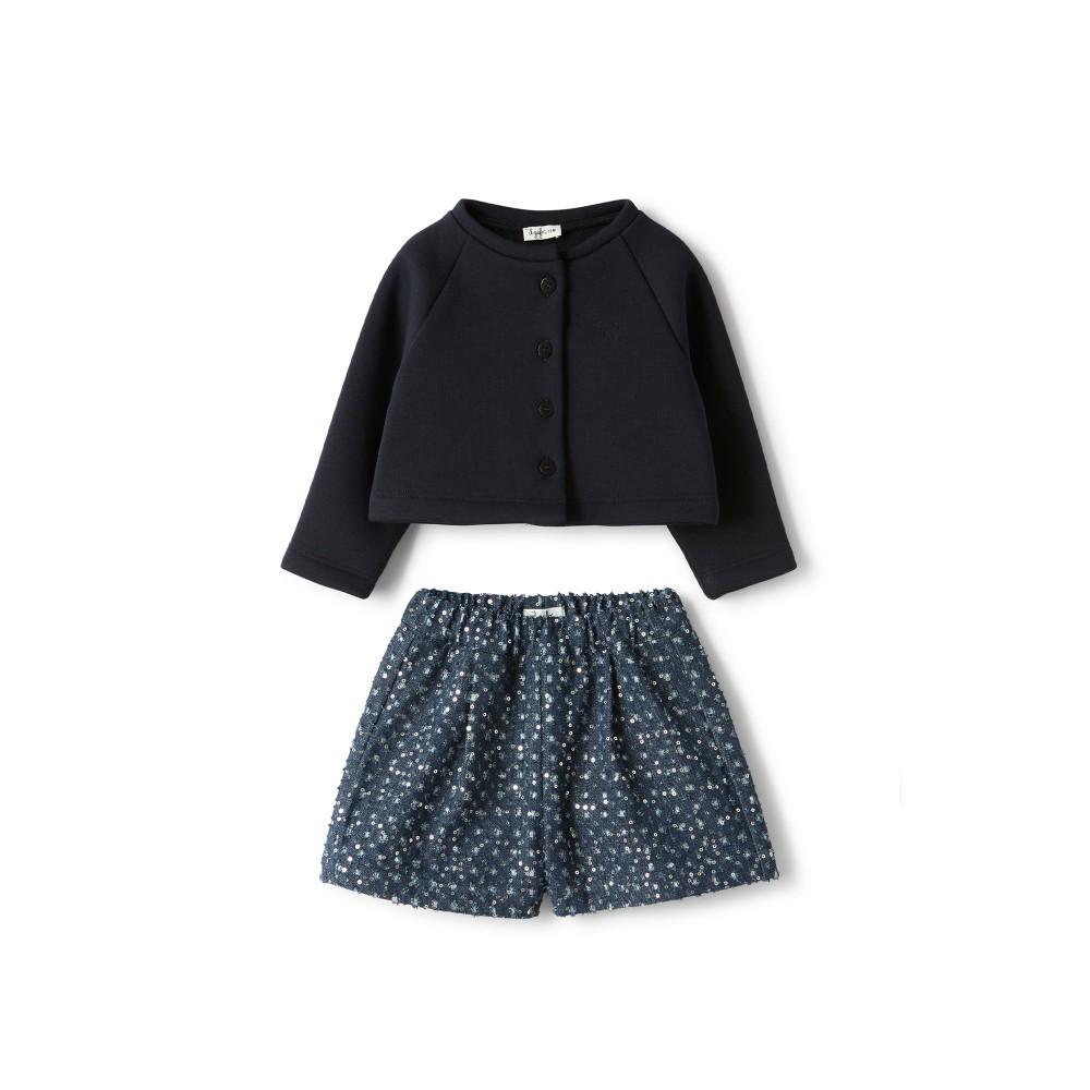 IL GUFO Completo blu navy...