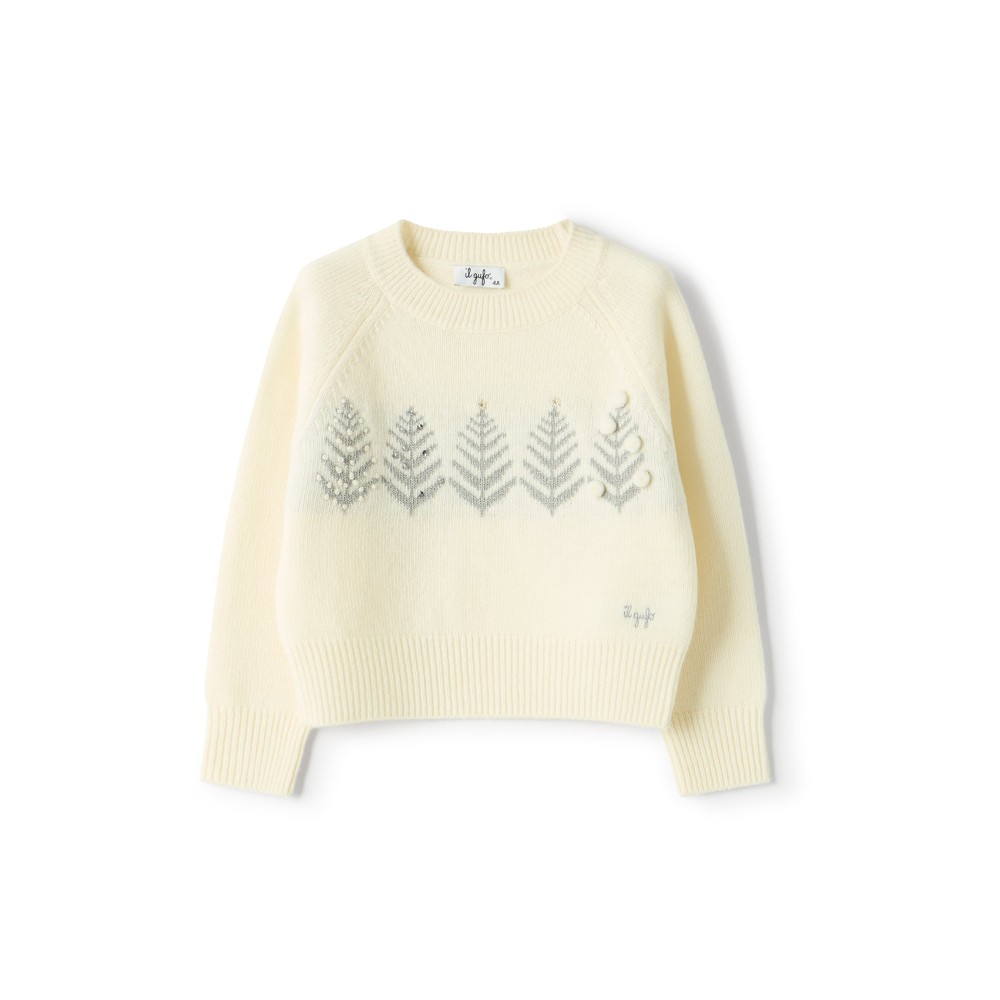 IL GUFO Maglione latte...