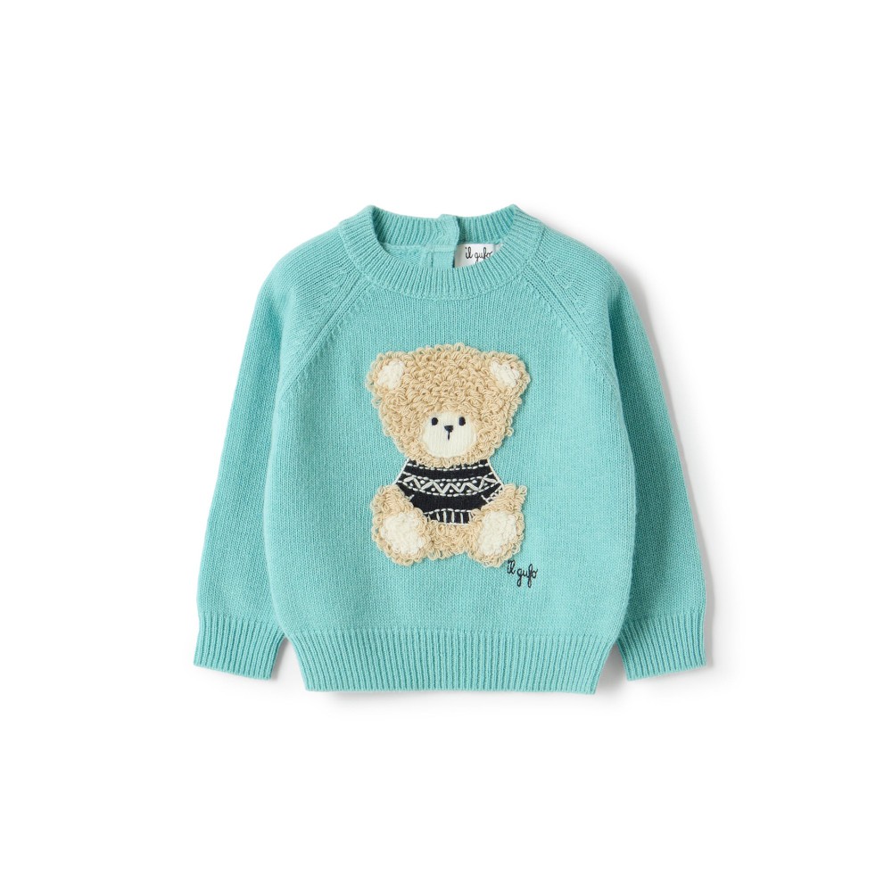 IL GUFO Maglione verde...