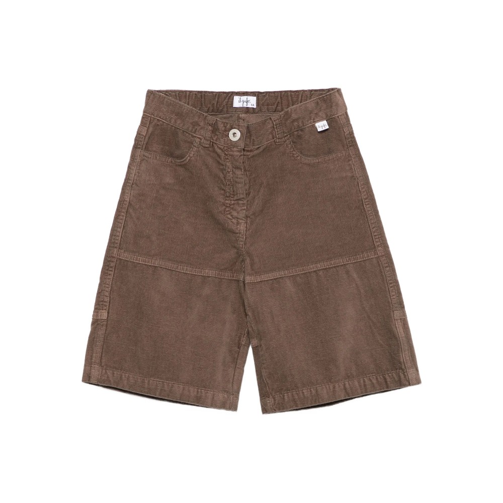 IL GUFO Bermuda marroni in...