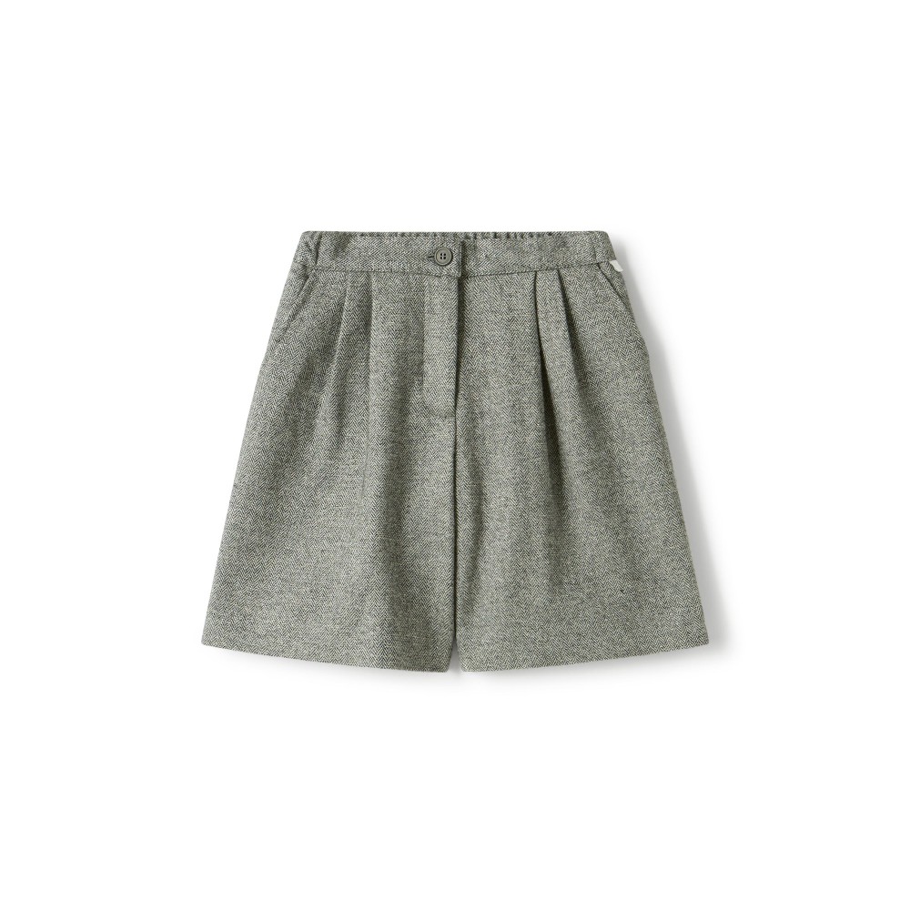 IL GUFO Bermuda grigi bambina