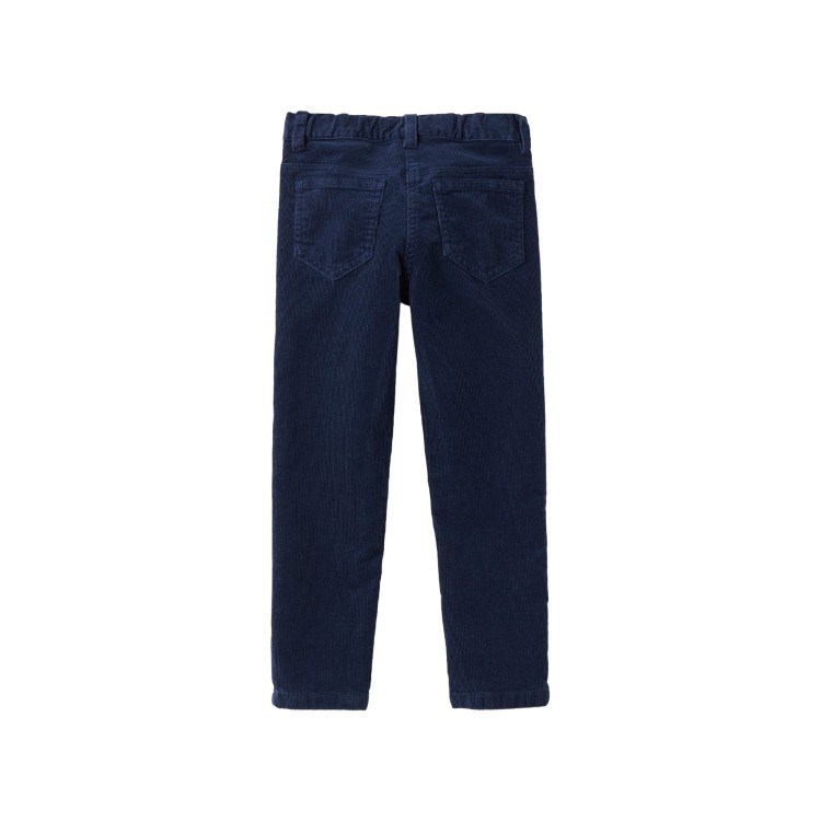 IL GUFO Pantaloni navy in velluto a costine bambino