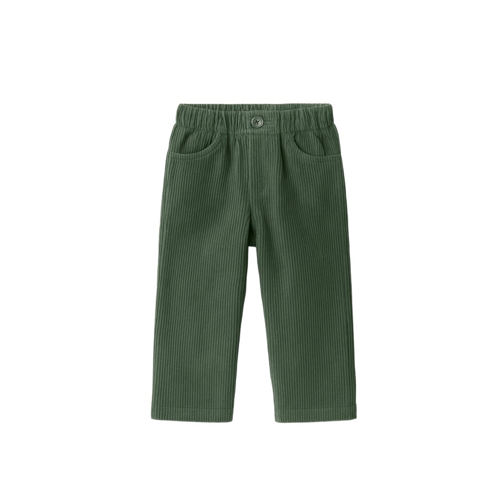 IL GUFO Pantaloni verdi a...