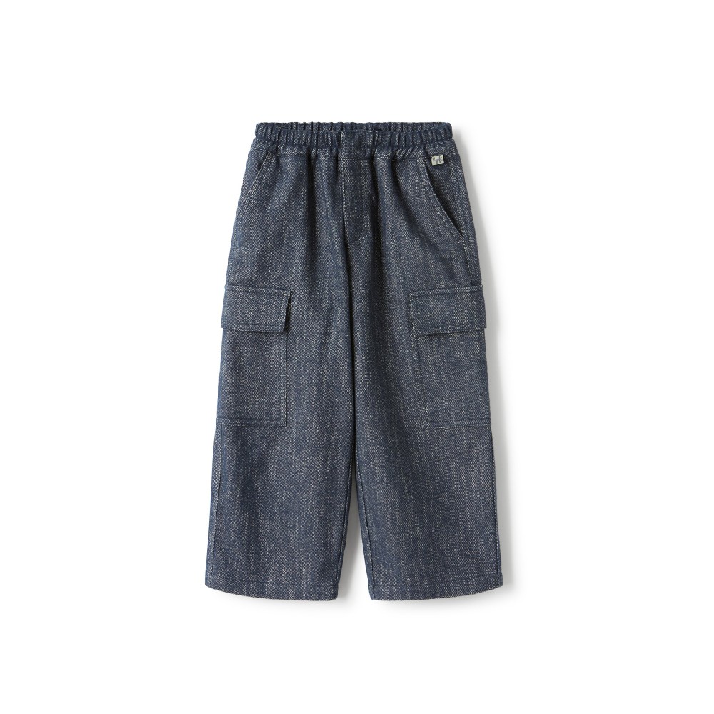 IL GUFO Pantaloni cargo blu...