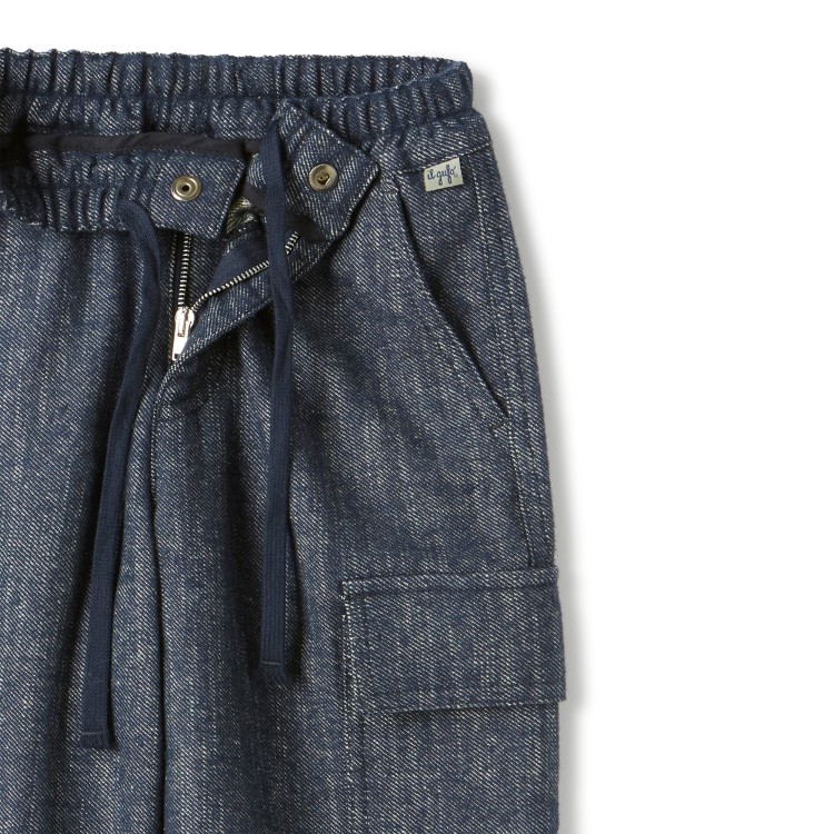 IL GUFO Pantaloni cargo blu bambino