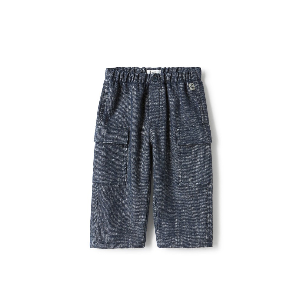 IL GUFO Pantaloni cargo blu...