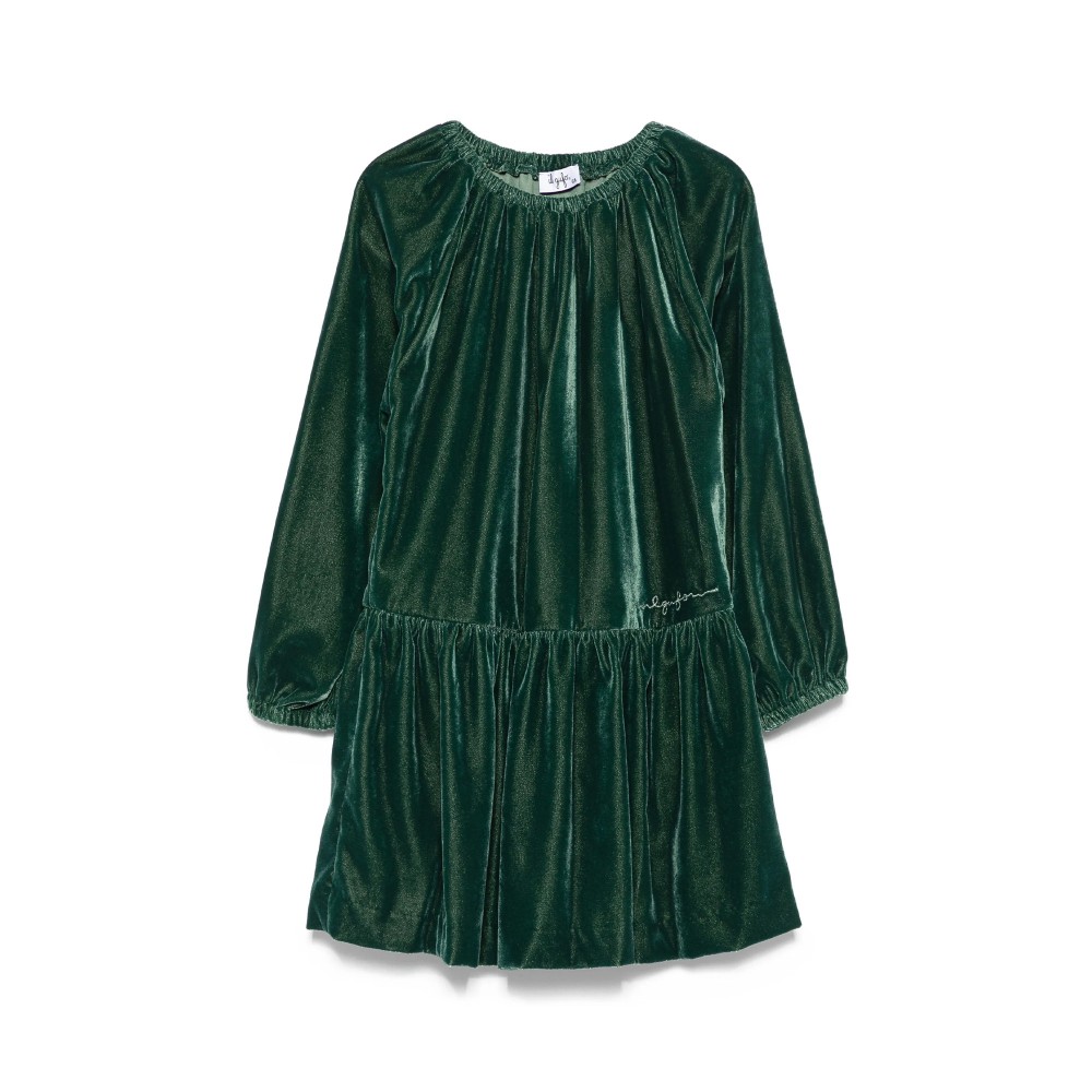 IL GUFO Abito verde bosco...