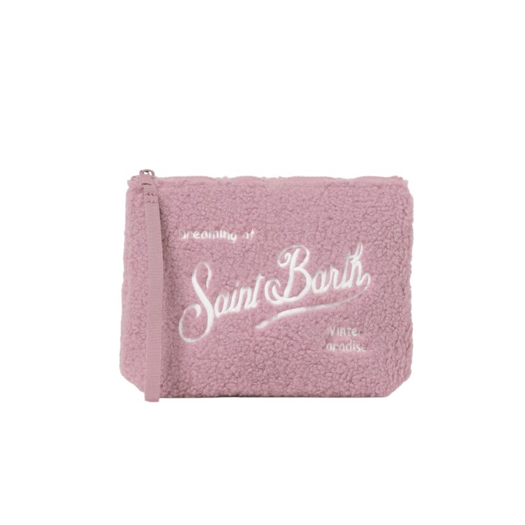 SAINT BARTH Pochette Aline teddy rosa bambina
