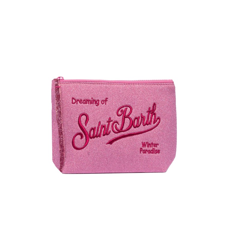 SAINT BARTH Pochette Aline fucsia lurex bambina