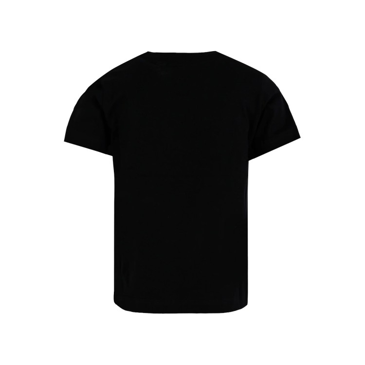 BALMAIN T-shirt nera con logo bambini