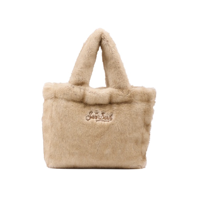 SAINT BARTH Borsa Colette beige pelo bambina