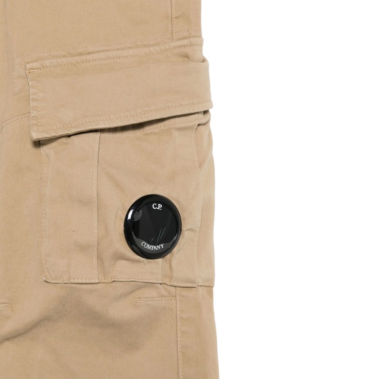 C.P. COMPANY Pantaloni beige cargo Lens bambino