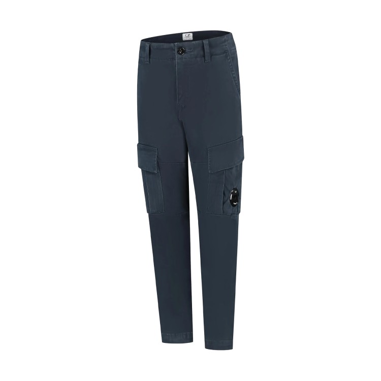 C.P. COMPANY Pantaloni blu cargo Lens bambino