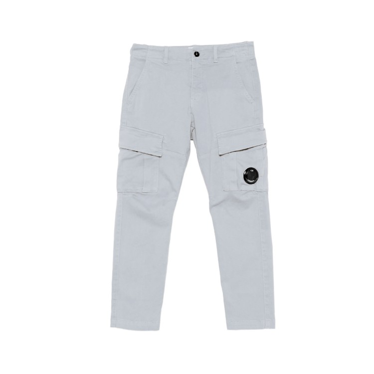 C.P. COMPANY Pantaloni grigi cargo Lens bambino