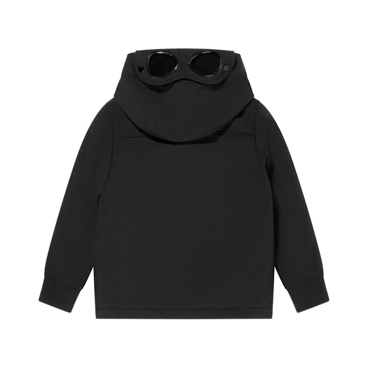 C.P. COMPANY Giubbino nero con cappuccio bambino
