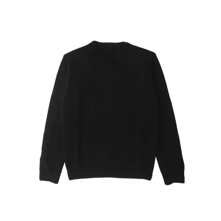 SAINT BARTH Maglione nero "piccola peste" bambino