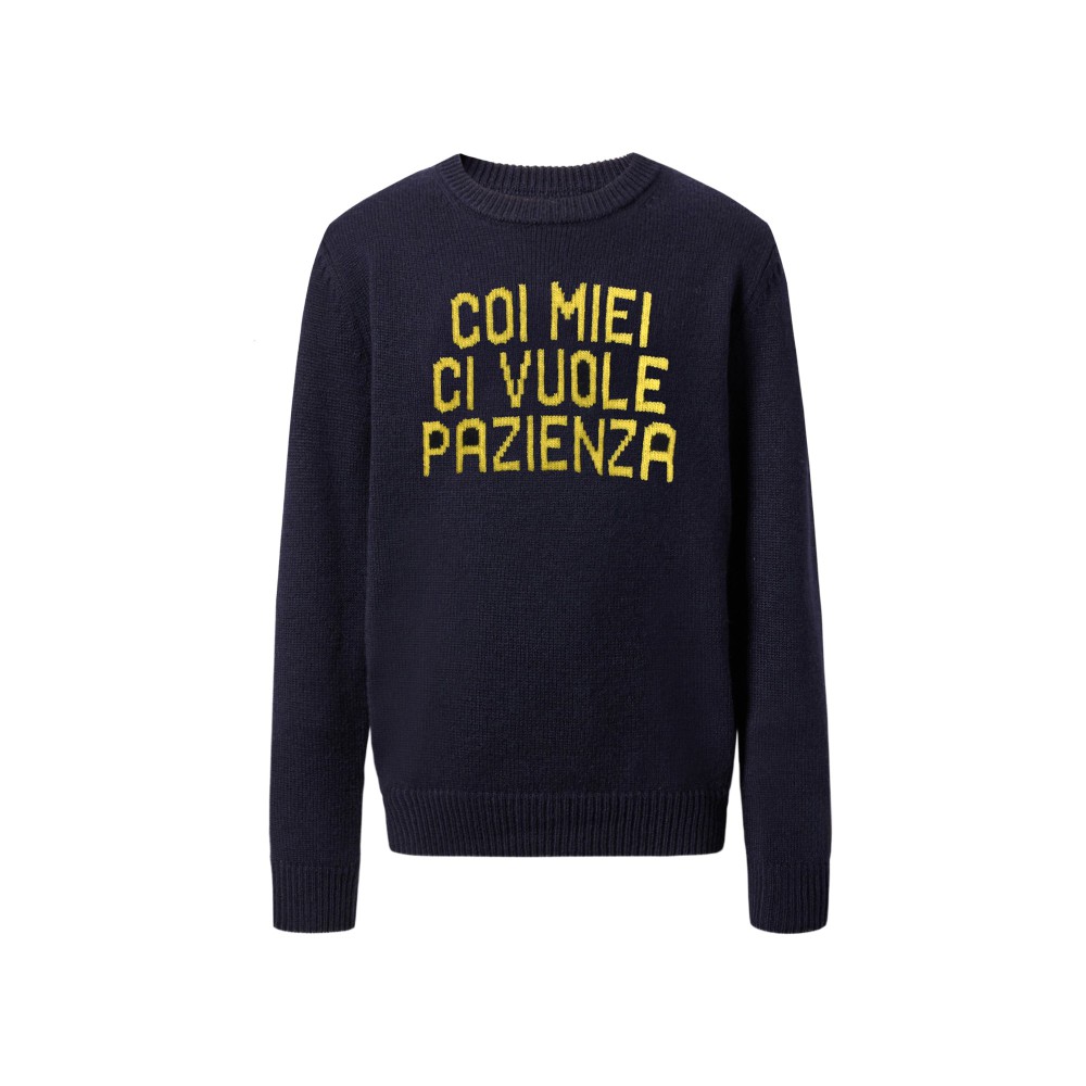 SAINT BARTH Maglione blu...