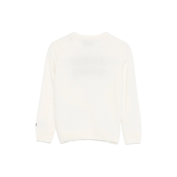 SAINT BARTH Maglione bianco "non ho voglia" bambino