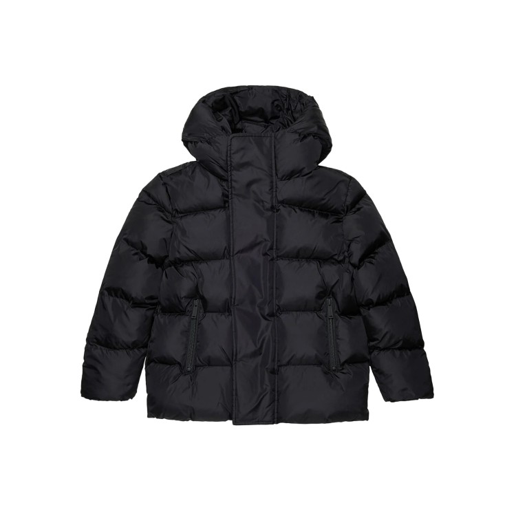 DSQUARED Giubbotto nero imbottito bambino