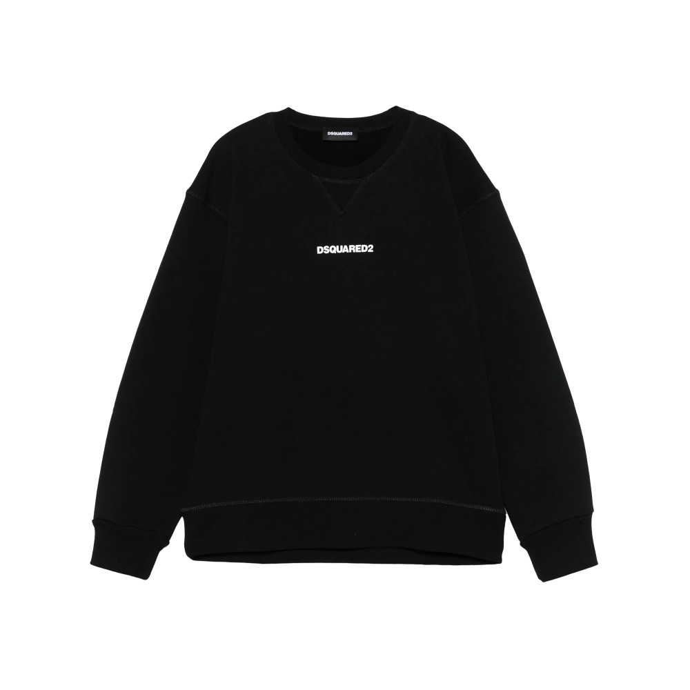 DSQUARED Felpa nera in...