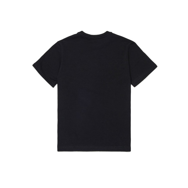 DSQUARED T-shirt nera con logo bambino