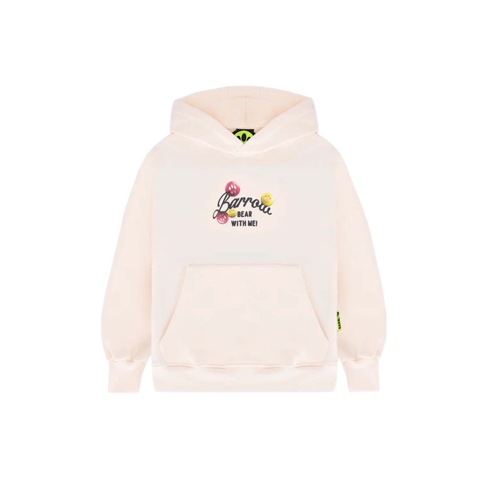 BARROW Felpa crema con...