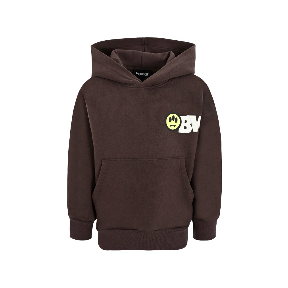 BARROW Felpa marrone con...