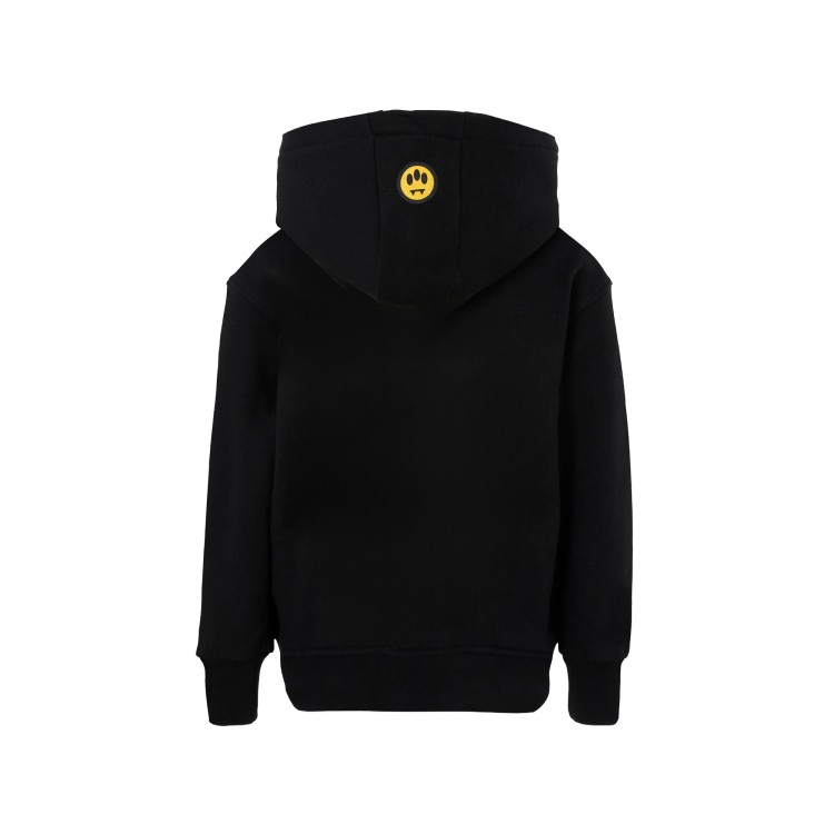 BARROW Felpa nera con stampa football bambino