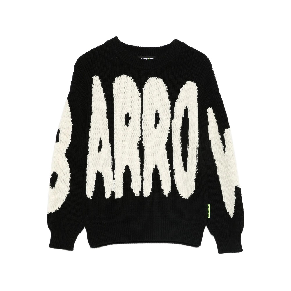 BARROW Maglione nero maxi...