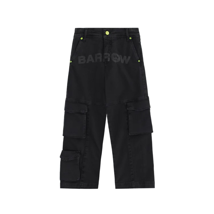 BARROW Cargo neri con logo bambini