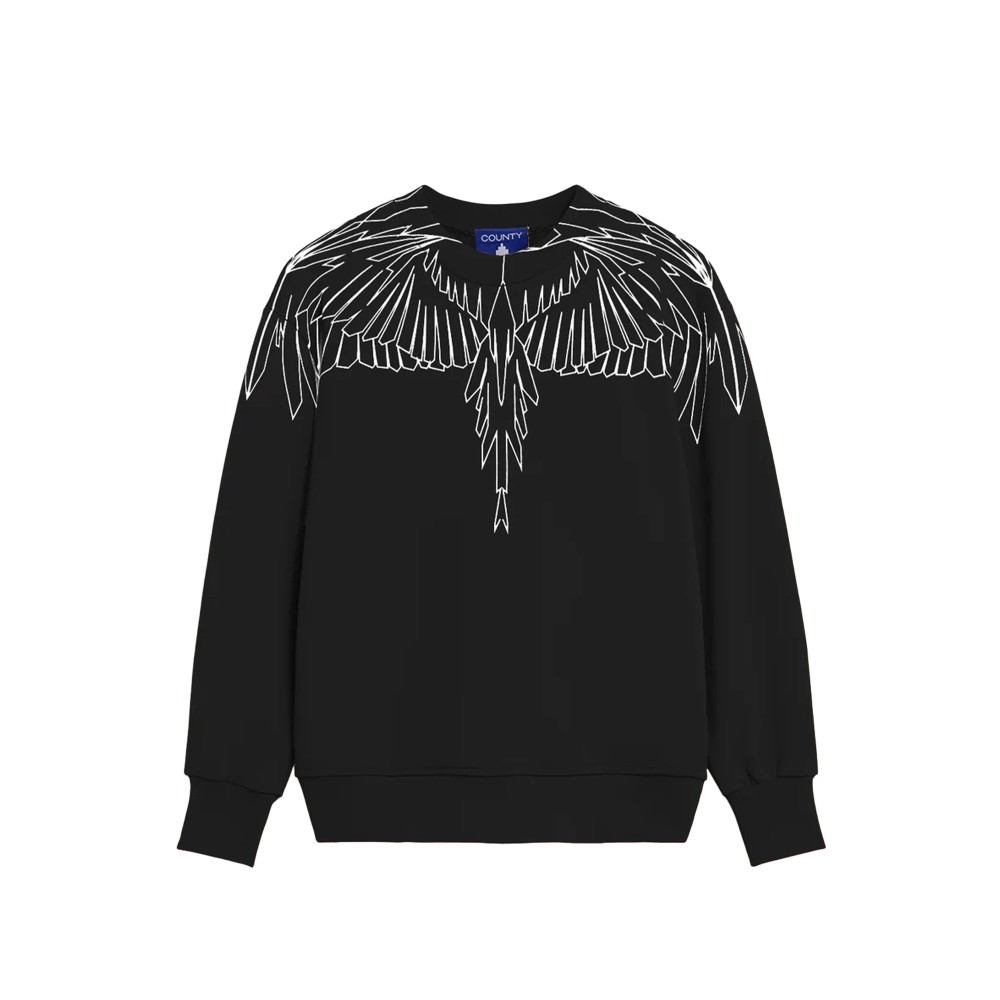 COUNTY OF MILAN Felpa nera...