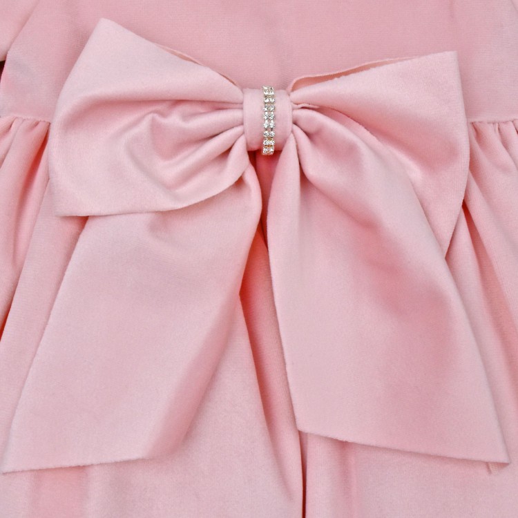 MARLU' Abitino rosa con fiocco neonata