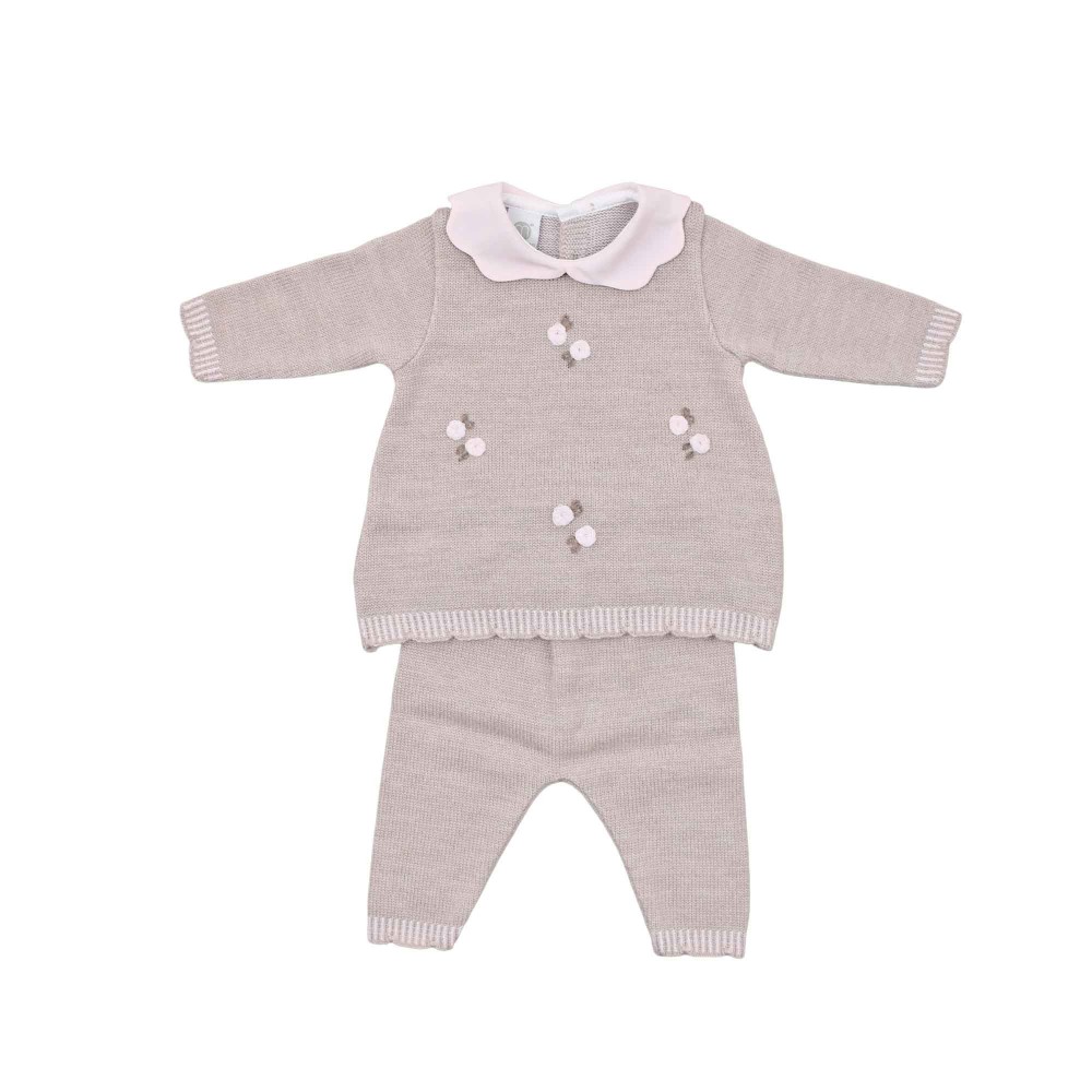 MARLU' Set 2 pezzi tortora...