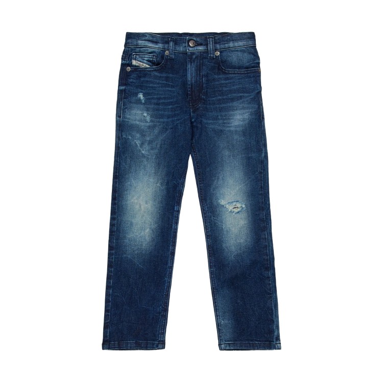 DIESEL Jeans 2010-J blu con strappi bambino