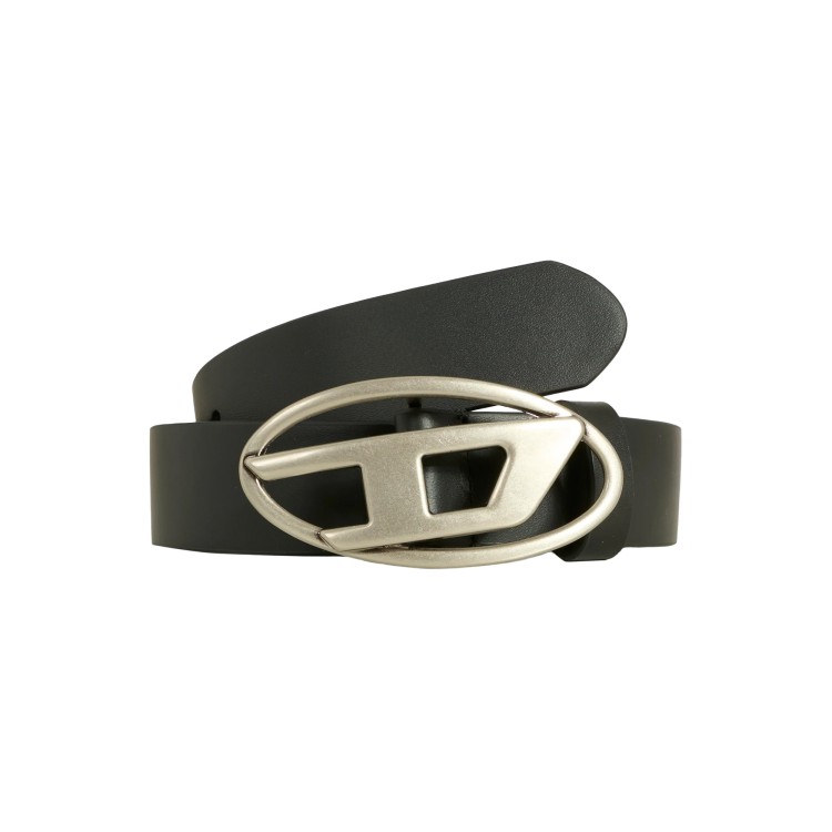DIESEL Cintura nera con logo bambini