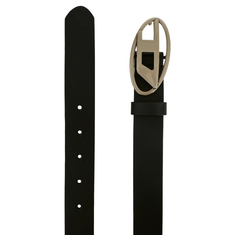 DIESEL Cintura nera con logo bambini