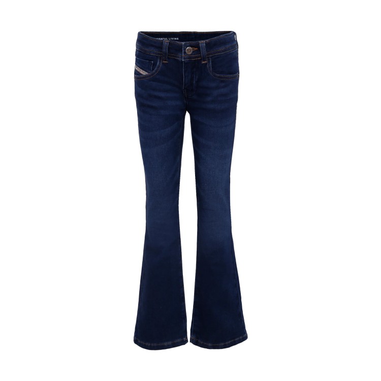 DIESEL Jeans blu scuro slim a zampa bambina