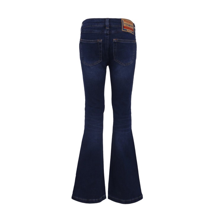 DIESEL Jeans blu scuro slim a zampa bambina