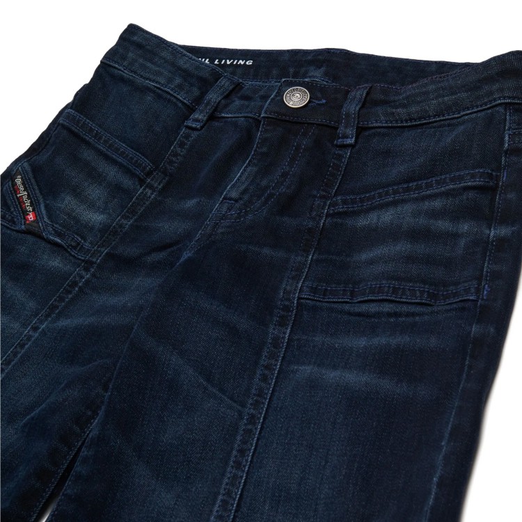 DIESEL Jeans blu scuro a zampa bambina